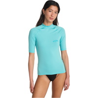 Femmes Débardeur En Lycra à Manches Courtes Tropical Surf